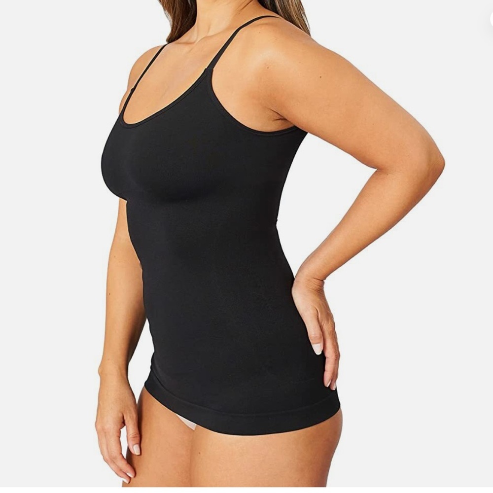Empetua shaper scoop neck cami  Black shapewear womens size XL NWT